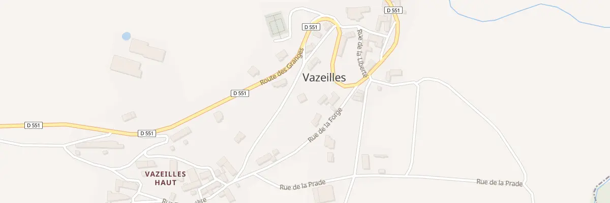 Plan du 5065 Vazeilles Bas à Vazeilles-Limandre