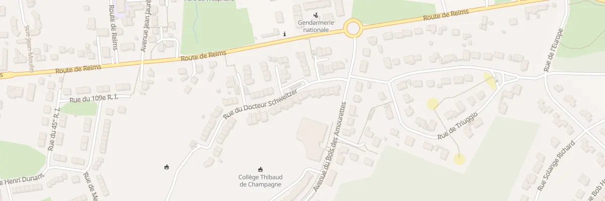 Plan du 15 Rue du Docteur Schweitzer à Fismes