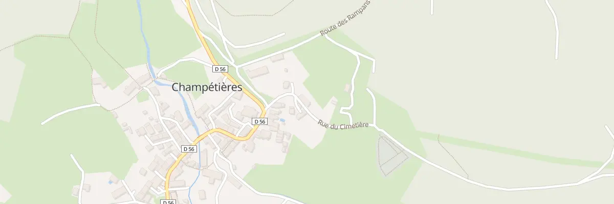 Plan du 5001 Le Bourg à Champétières