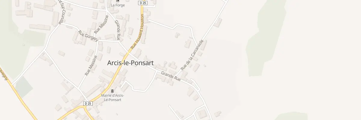 Plan du 14 Gr Grande Rue à Arcis-le-Ponsart