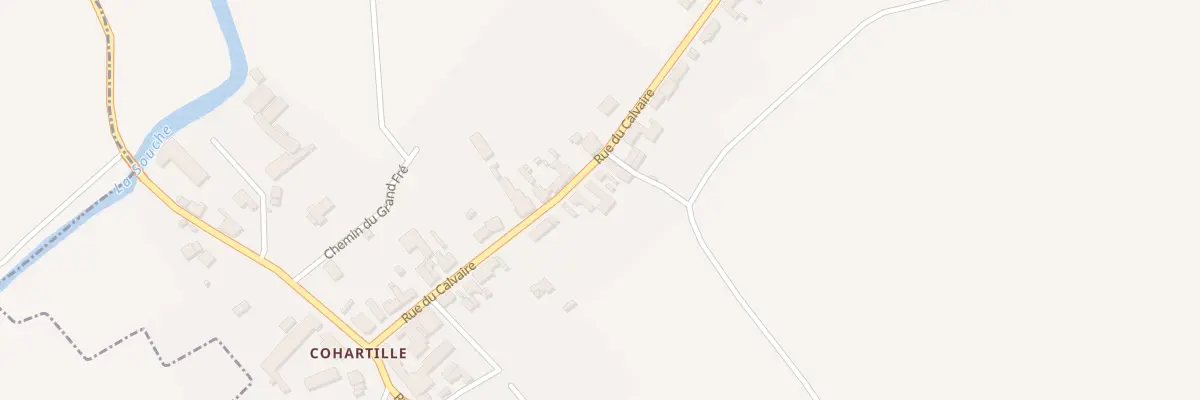 Plan du 16 Rue du Calvaire à Froidmont-Cohartille
