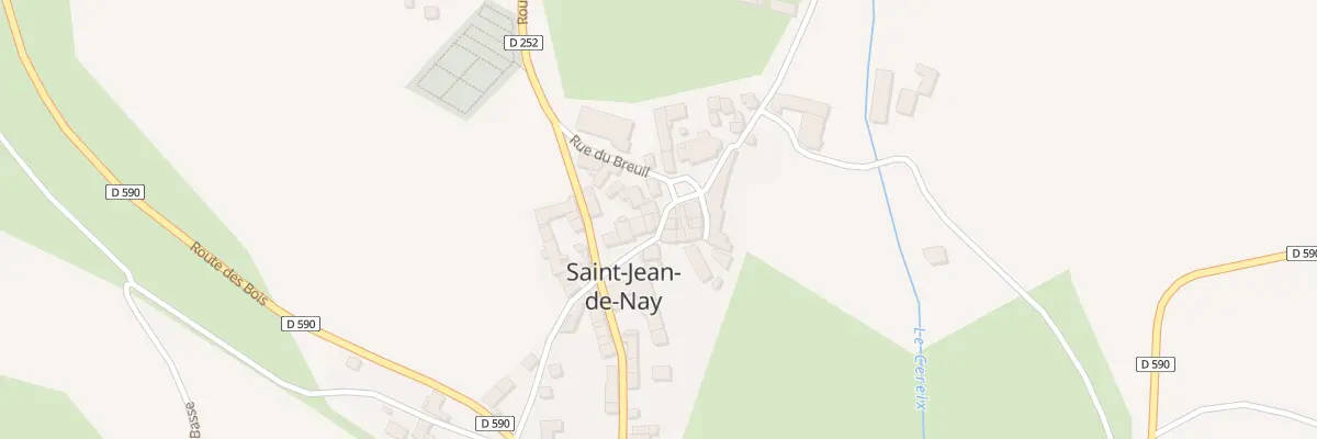 Plan du 5040 Le Bourg à Saint-Jean-de-Nay