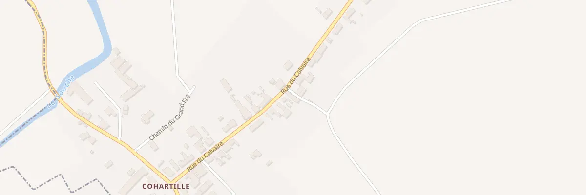 Plan du 18 Rue du Calvaire à Froidmont-Cohartille