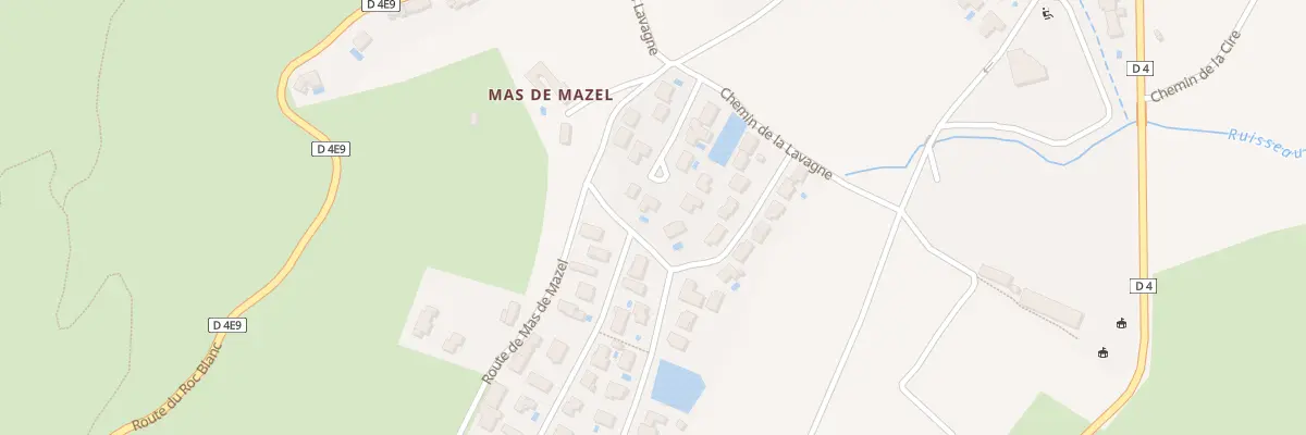 Plan du 7 Che de la Lavagne à Cazilhac