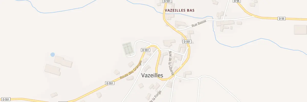 Plan du 2 Rue du Sabotier à Vazeilles-Limandre