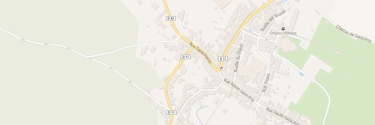 Plan du 1 Rue du General de Gaulle à Orbais-l’Abbaye