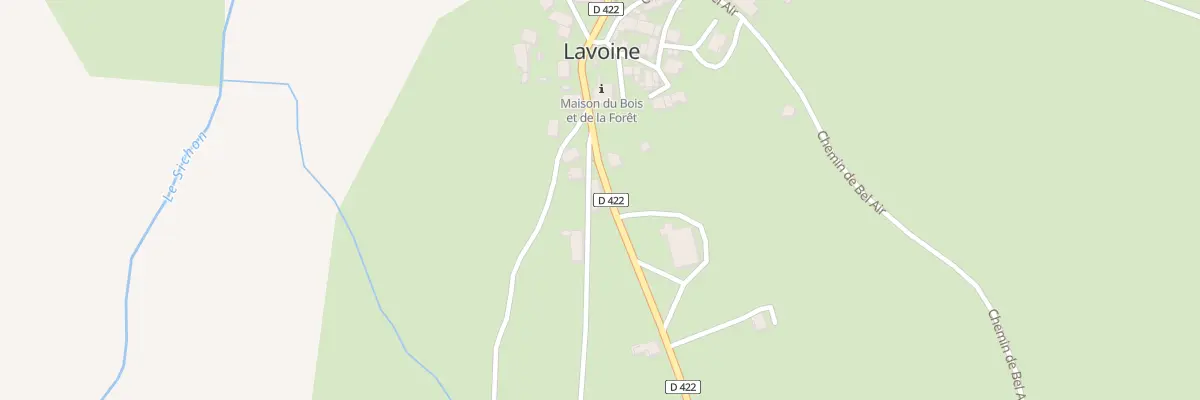 Plan du 2 Rte de la Guillermie à Lavoine