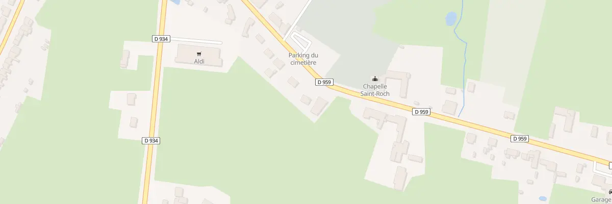 Plan du 5482B Rue du Faubourg de France à Landrecies