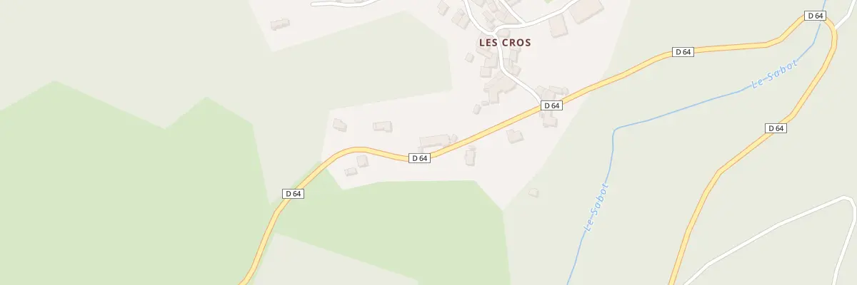 Plan du 5252 Les Cros à Arconsat