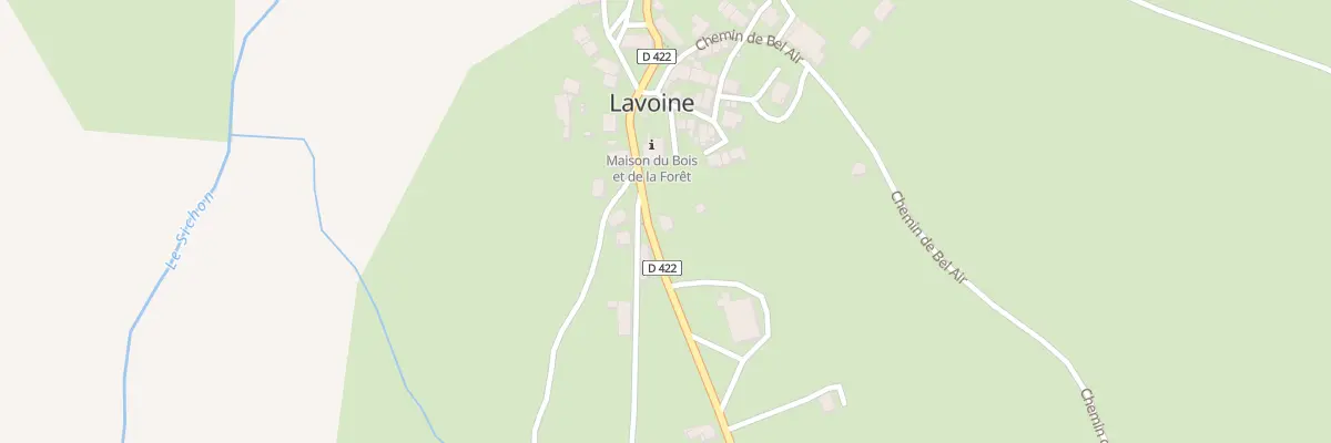 Plan du 5 Rte de la Guillermie à Lavoine