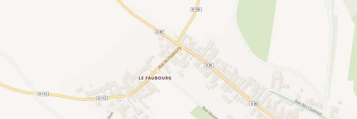 Plan du 4 Rue du Faubourg à Chailley
