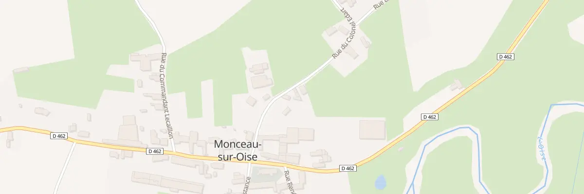 Plan du 2 Rue du Col Edart à Monceau-sur-Oise