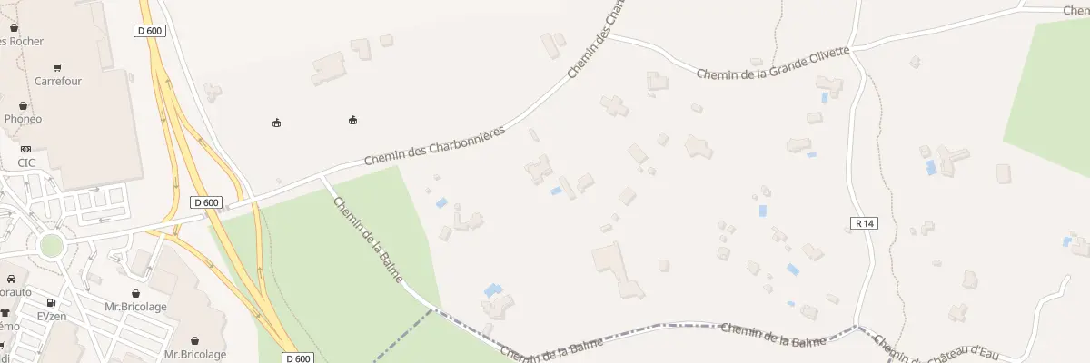 Plan du 434 Che des Charbonnières à Balaruc-le-Vieux