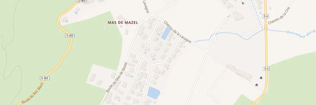 Plan du 5 Rte du Chene à Cazilhac