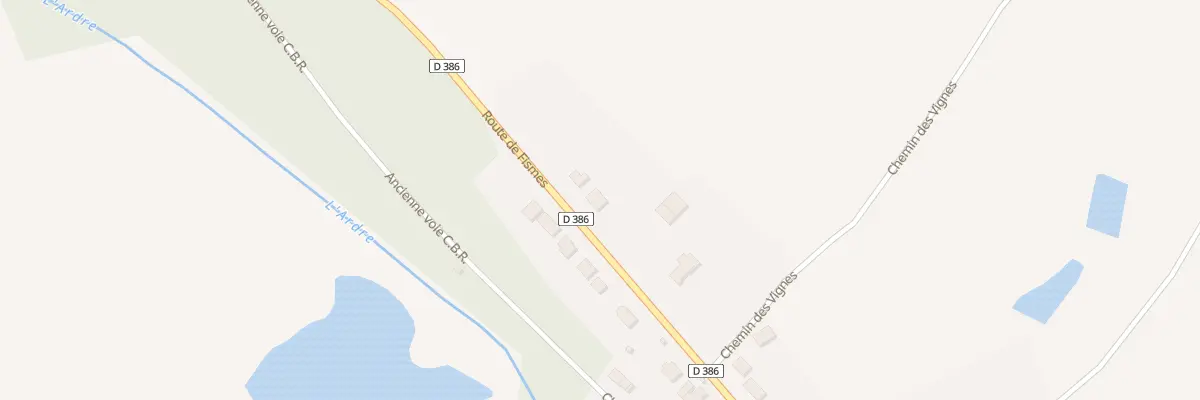 Plan du 5 Rte de Fismes à Courville