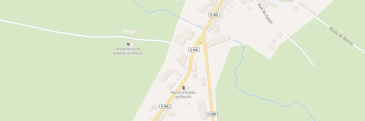 Plan du 108A Le Bourg à Aunay-en-Bazois