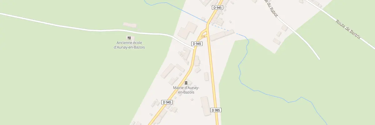 Plan du 100 Le Bourg à Aunay-en-Bazois