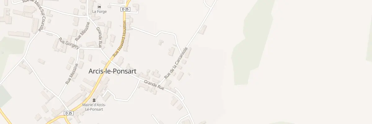 Plan du 2T Rue de la Carcansole à Arcis-le-Ponsart