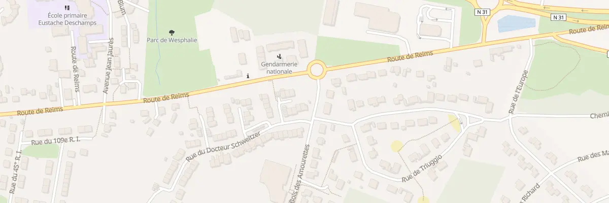 Plan du 2 Rue du Docteur Schweitzer à Fismes
