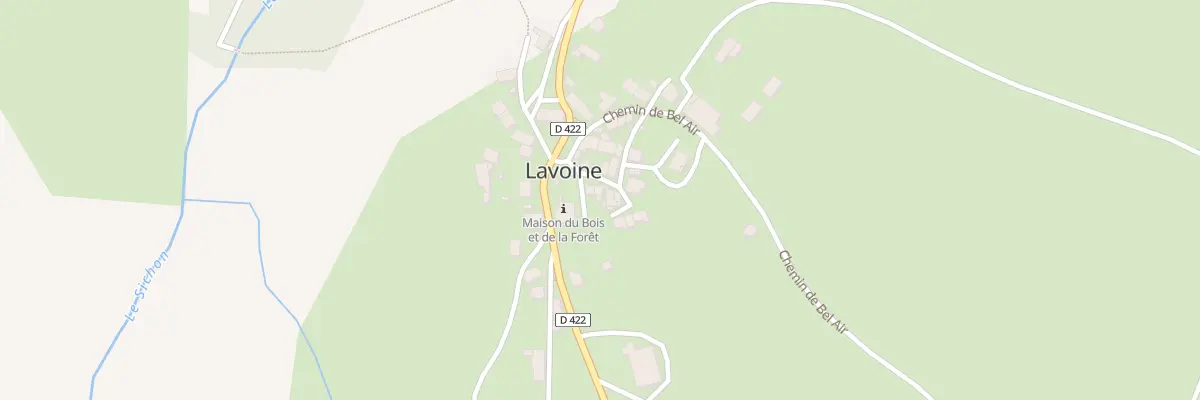 Plan du 5015 Le Bourg à Lavoine