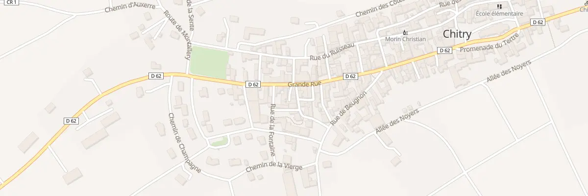 Plan du 2 Rle de Beugnon à Chitry