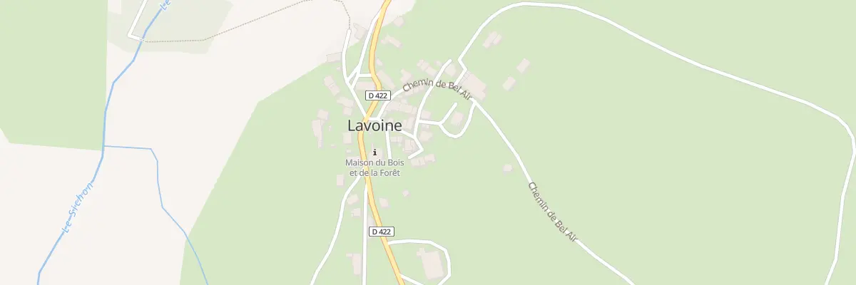 Plan du 14 Che de l’Horloge à Lavoine