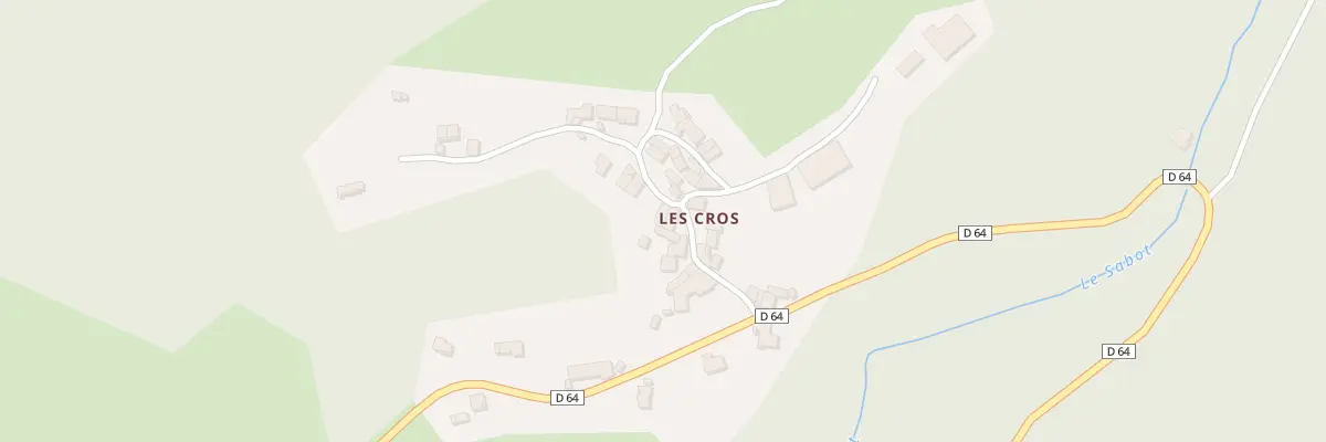 Plan du 5246 Les Cros à Arconsat