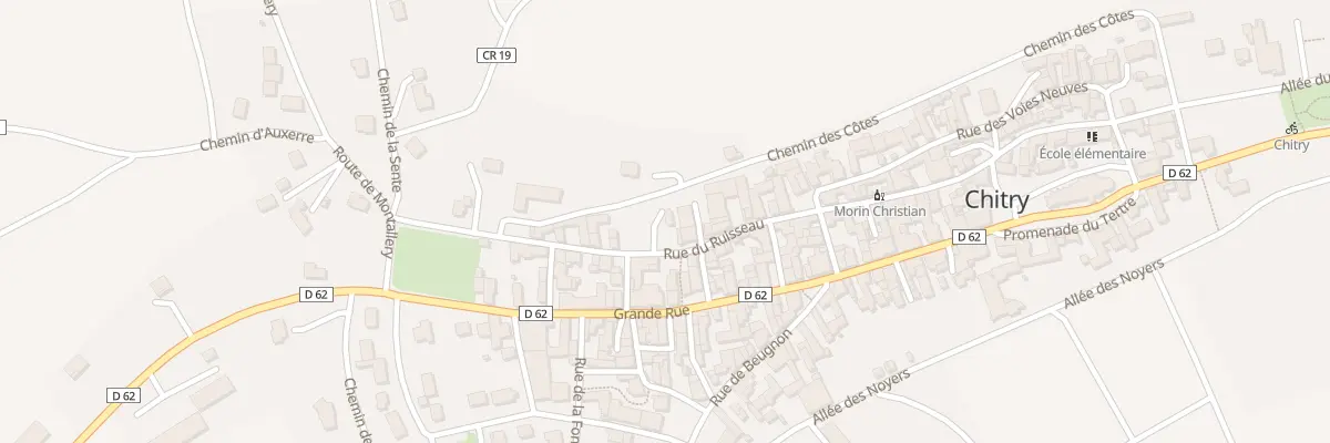 Plan du 56 Rue du Ruisseau à Chitry