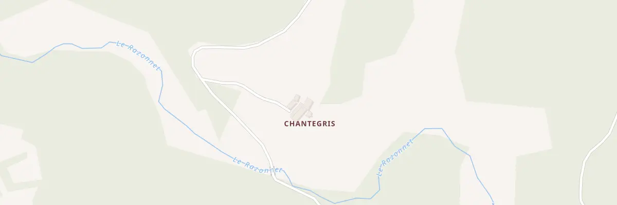 Plan du 1 Chantegris à Vernassal