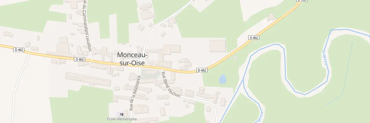 Plan du 33 Rue du Gen de Gaulle à Monceau-sur-Oise