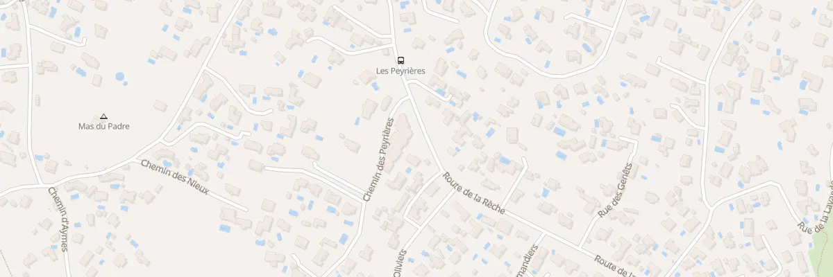 Plan du 5 Rue des Peyrieres à Balaruc-les-Bains