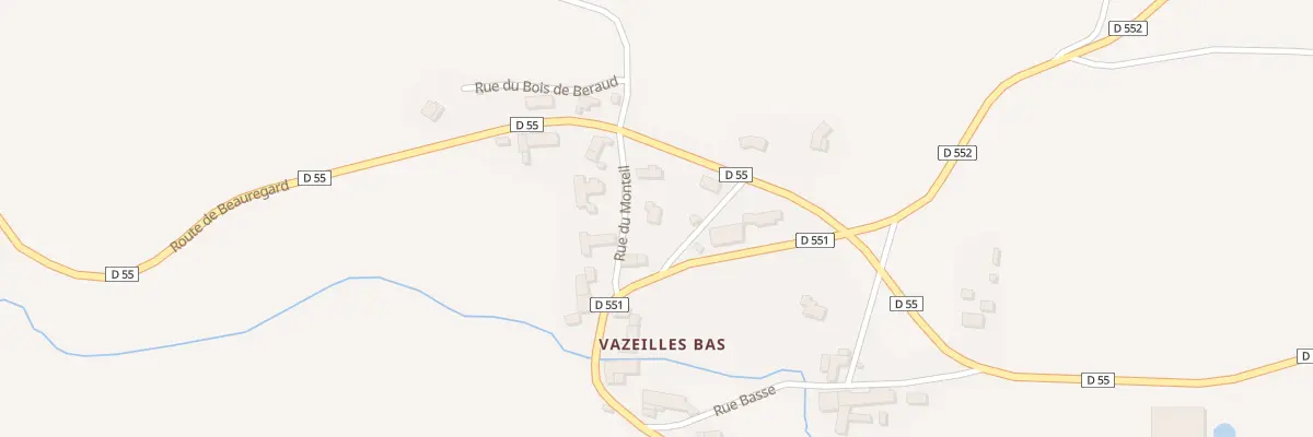 Plan du 5002 Vazeilles Bas à Vazeilles-Limandre