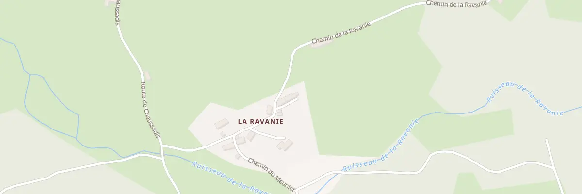 Plan du 5101 La Ravanie à Bertignat
