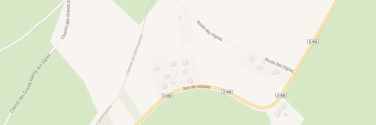 Plan du 1086 La Soudaine à Corbigny