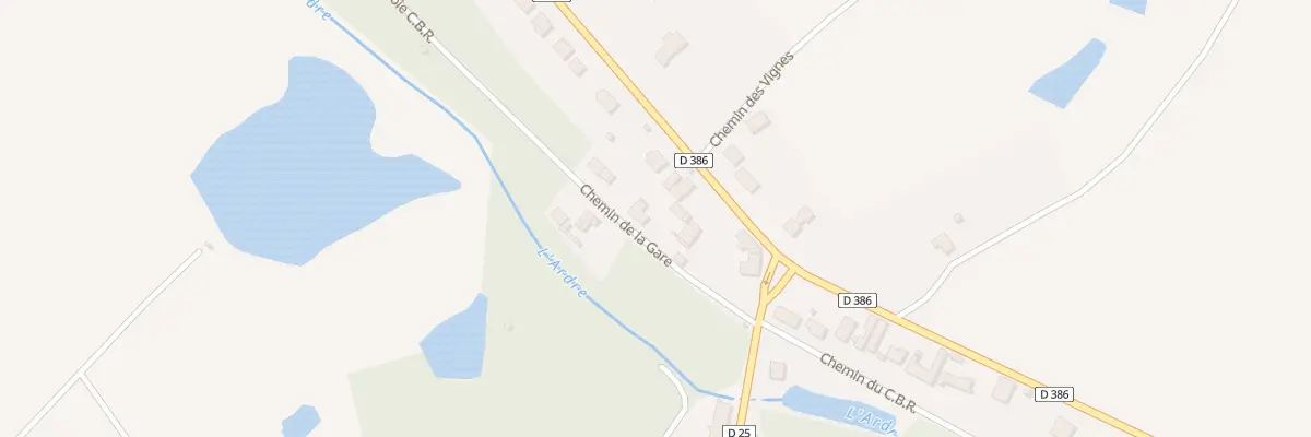 Plan du 6 Che de la Gare à Courville