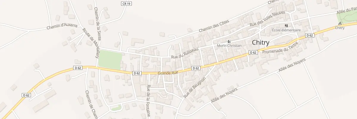 Plan du 29 Rue du Ruisseau à Chitry