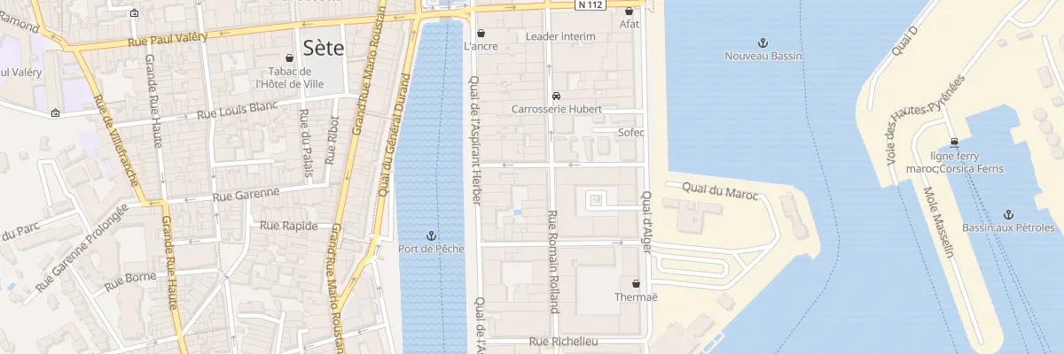 Plan du 40 Rue Romain Rolland à Sète
