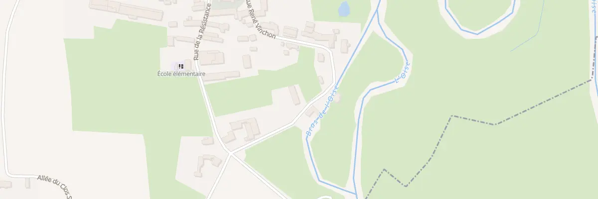 Plan du 8 Rue Rene Vinchon à Monceau-sur-Oise