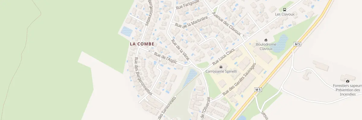 Plan du 3 Rue de la Vene à Cournonsec