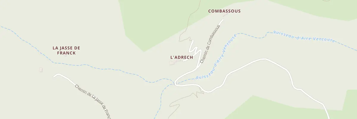 Plan du 5038 L’Adrech à Gabriac
