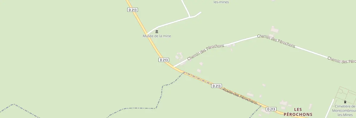 Plan du 1 Rte des Perochons à Montcombroux-les-Mines