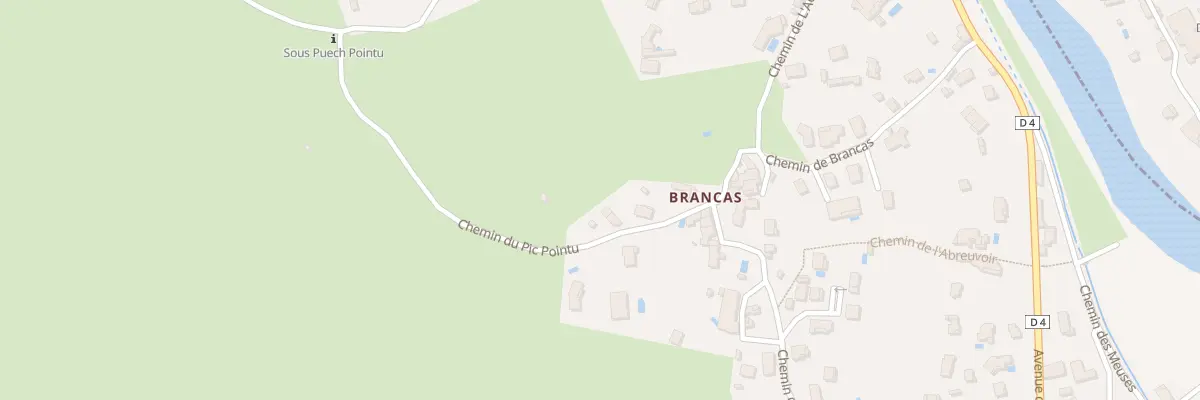 Plan du 72 Che du Pic Pointu à Cazilhac