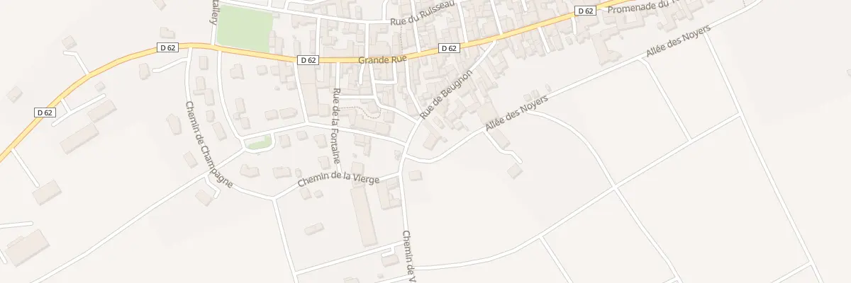 Plan du 19 Rue de Beugnon à Chitry