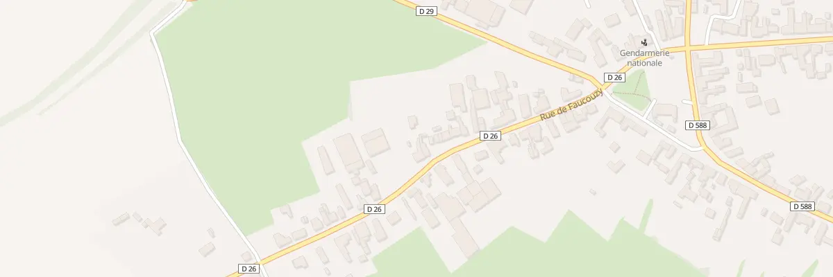 Plan du 20 Rue de Faucouzy à Sains-Richaumont