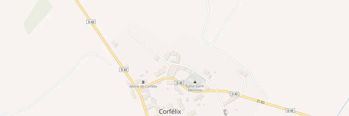 Plan du 3 Rue de la Fontaine Saint Menge à Corfélix