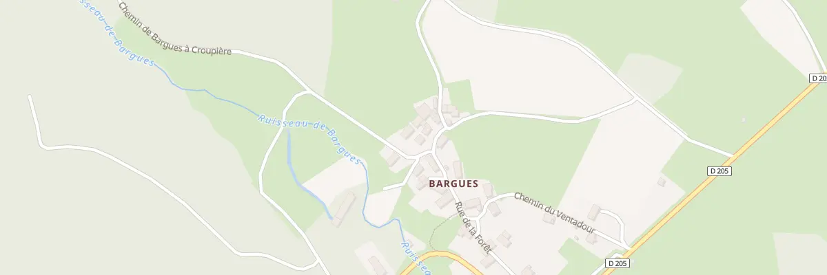 Plan du 5479 Bargues à Marsac-en-Livradois