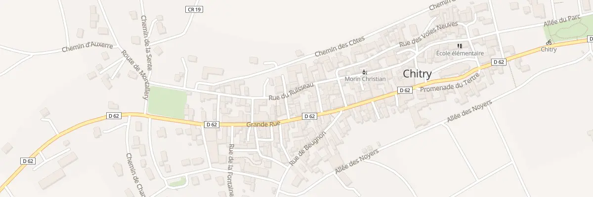 Plan du 27 Rue du Ruisseau à Chitry