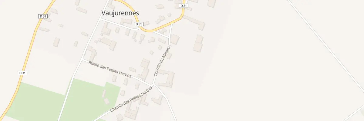Plan du 1 Che du Mineroy à Paisy-Cosdon