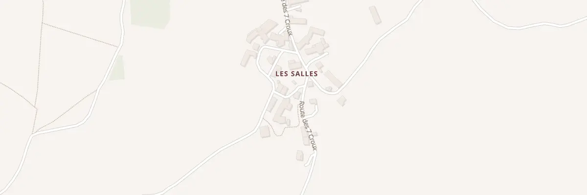 Plan du 5036 Les Salles à Auroux