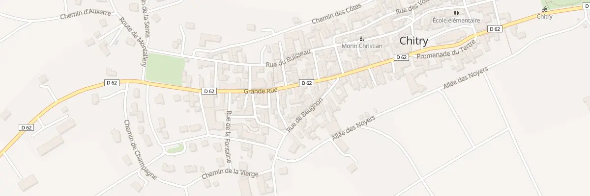 Plan du 43 Gr Grande Rue à Chitry